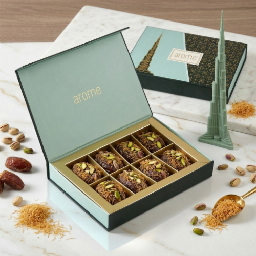 Pista Kunafa Dates Chocolate Box