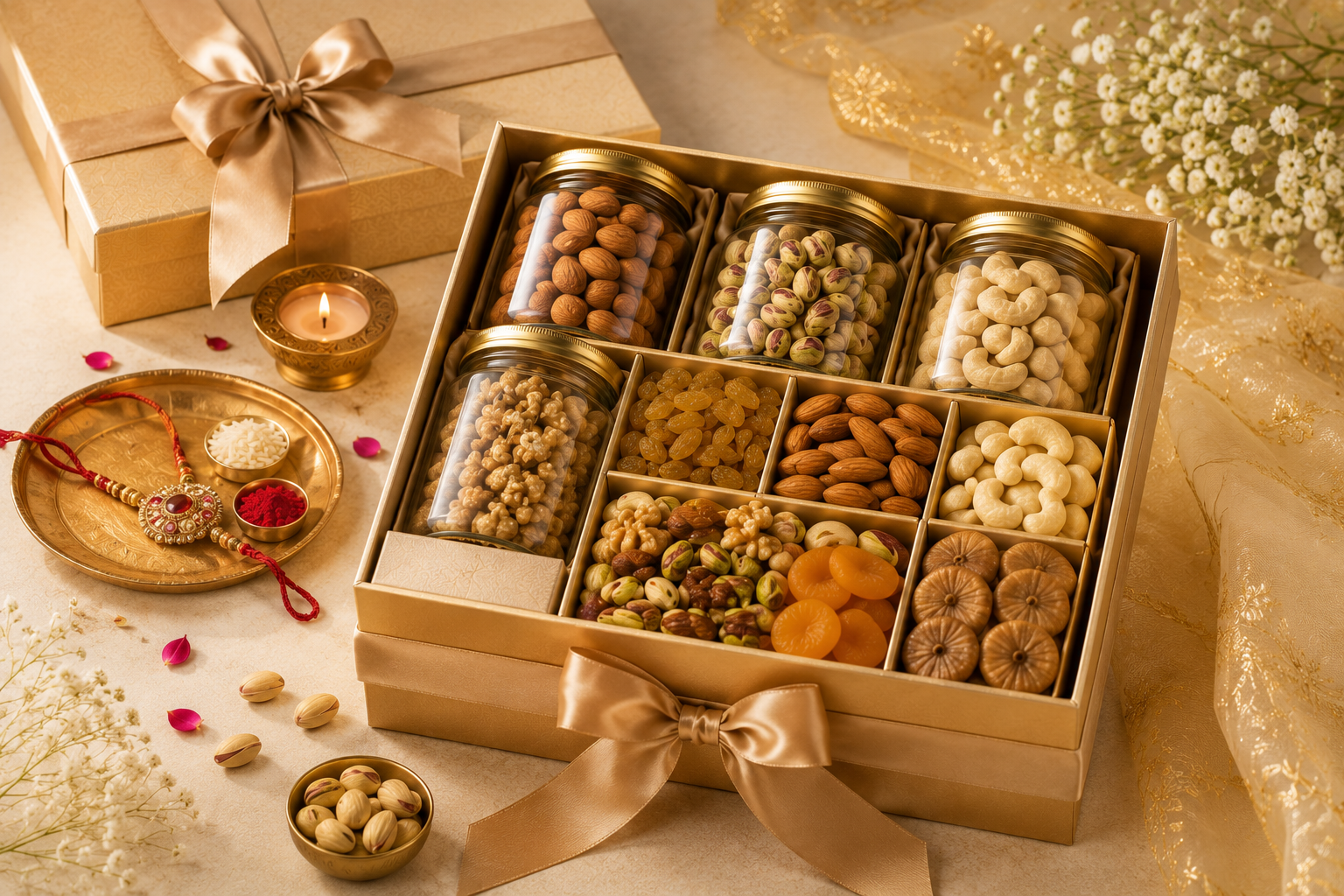 Best Dry Fruit Gift Hamper for Raksha Bandhan: A Healthy Gift for Your Brother & Sister