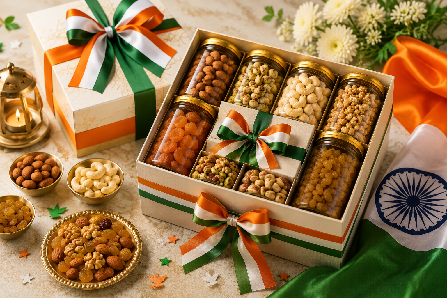 Independence Day Corporate Gift Hampers: Celebrate Appreciation with Premium Dry Fruits