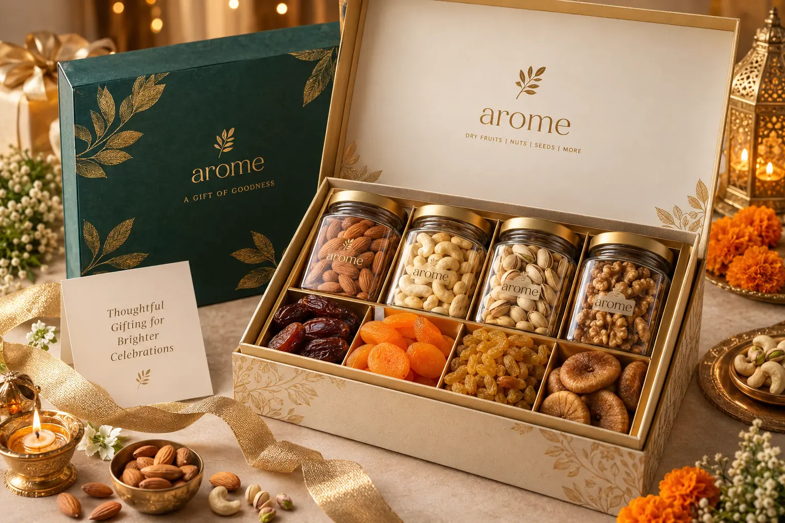 Luxury Festive Gift Hamper: Celebrate Special Moments with Premium Dry Fruits
