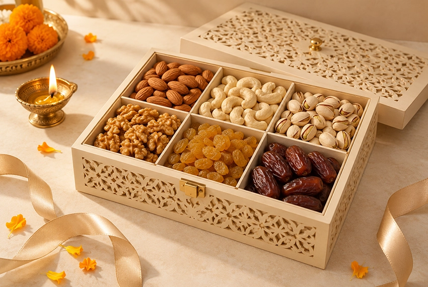 Diwali Gifting Guide: Why Luxury Dry Fruit Hampers Make a Memorable Festive Gift